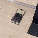 Powerbank 10000mAh MagSafe USB-C 15W z kablem USB-C - czarny