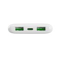 Powerbank 10000mAh USBA USB-C 22.5W - biały