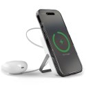 Powerbank bezprzewodowy 10000mAh USB-C MagSafe z podstawką - biały