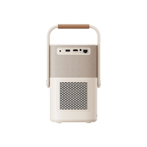 Projektor multimedialny bezprzewodowy FullHD 1080p LCD z głośnikami JBL WiFi BT T2 Plus - beżowy