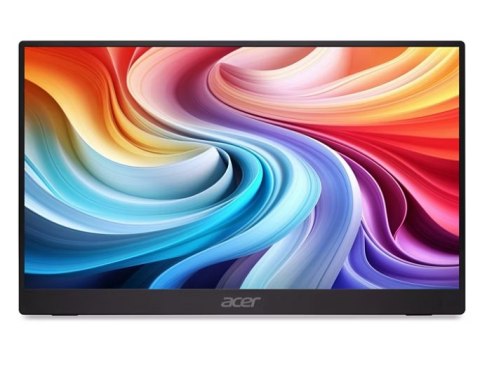 Acer PM161Q B1bmiuux | 15,6 " | IPS | FHD | 16:9 | 60 Hz | 4 ms | 1920 x 1080 pikseli | 250 cd/m² | Porty HDMI w ilości 1 | Czar