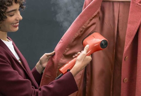 Ręczna parownica do ubrań Tefal DT2022 Pure POP, koralowa czerwień