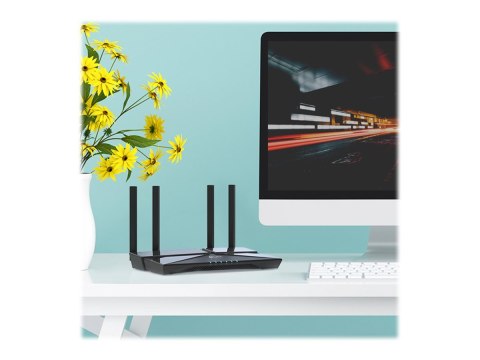 Router Wi-Fi 6 | Archer AX1500 | 802.11ax | 1201+300 Mbit/s | 10/100/1000 Mbit/s | Porty Ethernet LAN (RJ-45) 4 | Obsługa sieci 