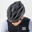 Kask rowerowy z szybką odpinanymi okularami z filtrem UV unisex - zielony