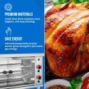 Rożen gazowy opiekacz do 10 kurczaków 2 szpikulce propan-butan 10 kW
