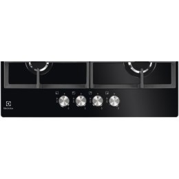 Płyta gazowa Electrolux KGG6426K 60 cm | 4 palniki | zapłon elektryczny | ruszty żeliwne | czarny