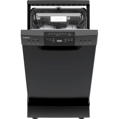 Zmywarka wolnostojąca 45 cm MPM MPM-45-ZMF-02 | automatyczne otwieranie drzwi | AquaStop | czarny