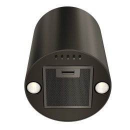 Okap kominowy MAAN Elba Mini WPB 431 50 cm | LED | filtry aluminiowe | czarny