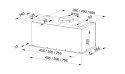 Okap do zabudowy MAAN Fiugi L 60 cm | LED | biały