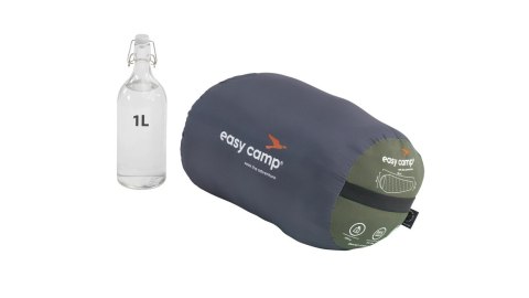 Easy Camp Raven II Mummy -1°C | Śpiwór | 215 x 76 x 50 cm | -16 do 4°C | Dwukierunkowy, otwarty, w kształcie litery L, z automat