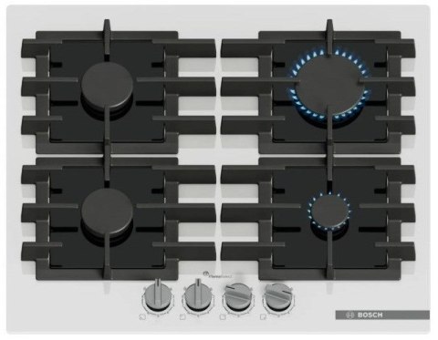 Płyta gazowa Bosch PPP6A2I40 Serie 6 90 cm | 4 palniki | ruszty żeliwne | zapłon elektryczny | czarny szkło