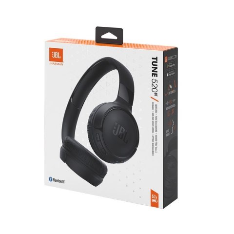 Słuchawki bezprzewodowe nauszne JBL Tune 520 BT Czarne