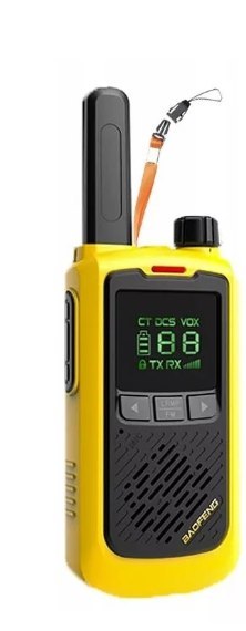 Krótkofalówka Baofeng BF-T17 żółta, 2 sztuki