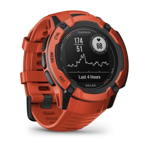 Zegarek Garmin Instinct 2X Solar, 50mm MIP Red