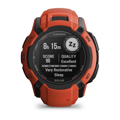 Zegarek Garmin Instinct 2X Solar, 50mm MIP Red
