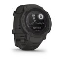 Zegarek sportowy Garmin Instinct 2 Solar Graphite 45mm Grafitowy