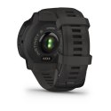 Zegarek sportowy Garmin Instinct 2 Solar Graphite 45mm Grafitowy