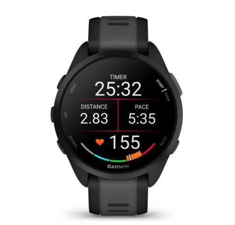 Zegarek Garmin Forerunner 165, 43mm AMOLED Black