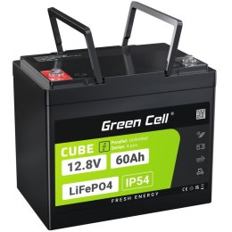 GREEN CELL AKUMULATOR LIFEPO4 CUBE 60AH 12V/12.8V 768WH LFPGC12V60AH