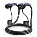 Kabel przewód CCS2 do ładowania samochodu elektrycznego 480V 32A 22kW 5m - czarny