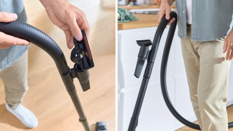 Odkurzacz workowy Bosch BGB38BA1 (600W; czarny)