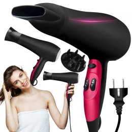 Suszarka do włosów 4w1 zimny nawiew 3 poziomy suszenia 2000 W