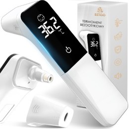 Termometr bezdotykowy do ucha czoła na podczerwień LCD
