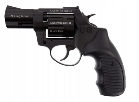 Rewolwer hukowy alarmowo sygnałowy ZORAKI R1-K6L BAS lufa 2,5" kal. .22 Long Blank czarny (R1256BMP-BAS)