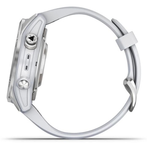 Zegarek sportowy Garmin Epix PRO (Gen 2) AMOLED 42mm SS Whitestone/Srebrny