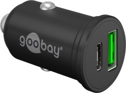 Goobay 61739 Podwójna ładowarka samochodowa USB-C PD, 45 W