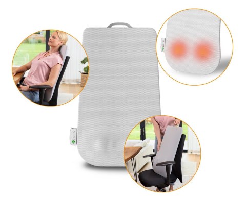 Nakładka masująca shiatsu na fotel Medisana MC 600 4 obrotowe głowice | funkcja ciepła | 685 x 415 x 98 mm