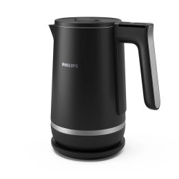 Philips | Czajnik z podwójnymi ściankami | HD9396/90 z serii 7000 | Elektryczny | 2200 W | 1,7 L | Metalowy | Podstawa obrotowa 
