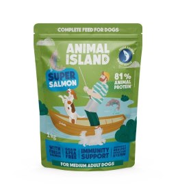 ANIMAL ISLAND łosoś sucha pies 1 kg