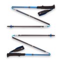 Kije trekkingowe składane Black Diamond Distance Carbon Z-Pole 130cm, desert sky