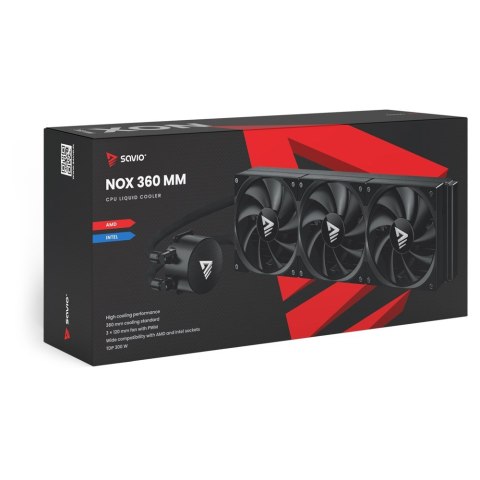 SAVIO CHŁODZENIE WODNE CPU 360 MM NOX