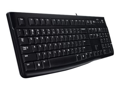 Logitech Desktop MK120 Przewodowa klawiatura USB Mysz w zestawie USA Czarny