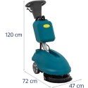 Szorowarka akumulatorowa do czyszczenia podłóg 35 cm 15 l 160 obr./min