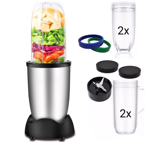 Blender kielichowy wielofunkcyjny 2 kubki 470 ml 600 W