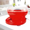 Maszyna do waty cukrowej z patyczkami miarką 550 W - czerwona