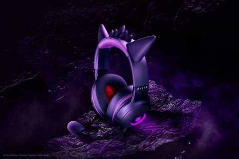 Razer Headset | Kraken Kitty V2 | Przewodowy | Nauszny | Mikrofon | Redukcja szumów | Gengar Edition