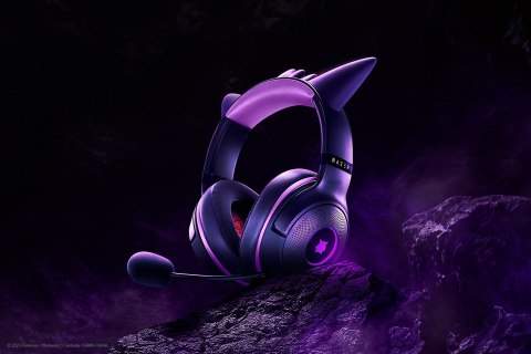 Razer Headset | Kraken Kitty V2 | Przewodowy | Nauszny | Mikrofon | Redukcja szumów | Gengar Edition