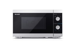 Kuchenka mikrofalowa SHARP YC-MS01E-S (800W; 20l; kolor srebrny)