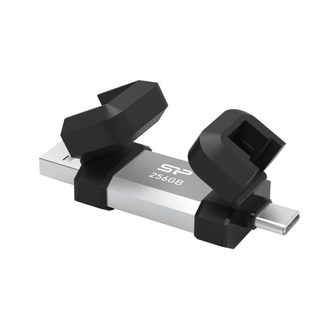 Silicon Power C51 256GB USB-A USB-C Silver