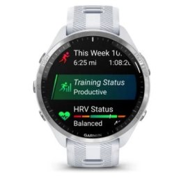 Zegarek Garmin Forerunner 965, 47mm AMOLED Mleczny Kwarc