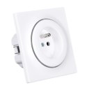 Inteligentne gniazdko FIBARO Walli Outlet Type E, białe (FGWOE-011)