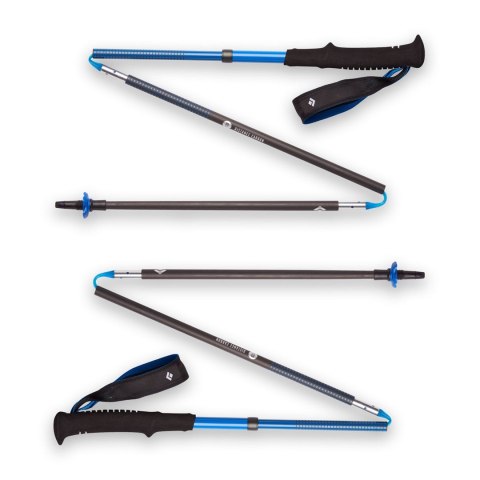 Kije trekkingowe składane Black Diamond Distance Carbon Z-Pole 120cm, desert sky