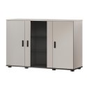 Komoda SOHO 120x41x80 kaszmir+ czarny