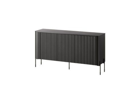 Komoda VERA 150x40x80 czarny mat
