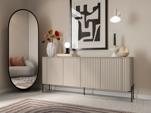 Komoda VERA 190x40x80 kaszmir mat