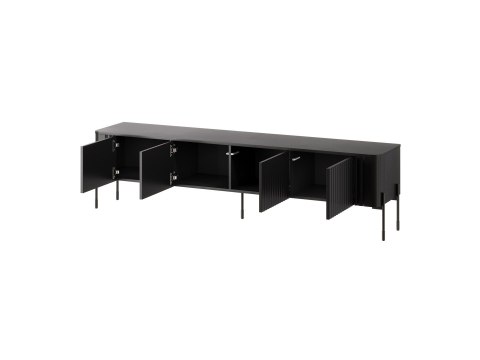 Szafka RTV VERA 190x40x50 czarny mat